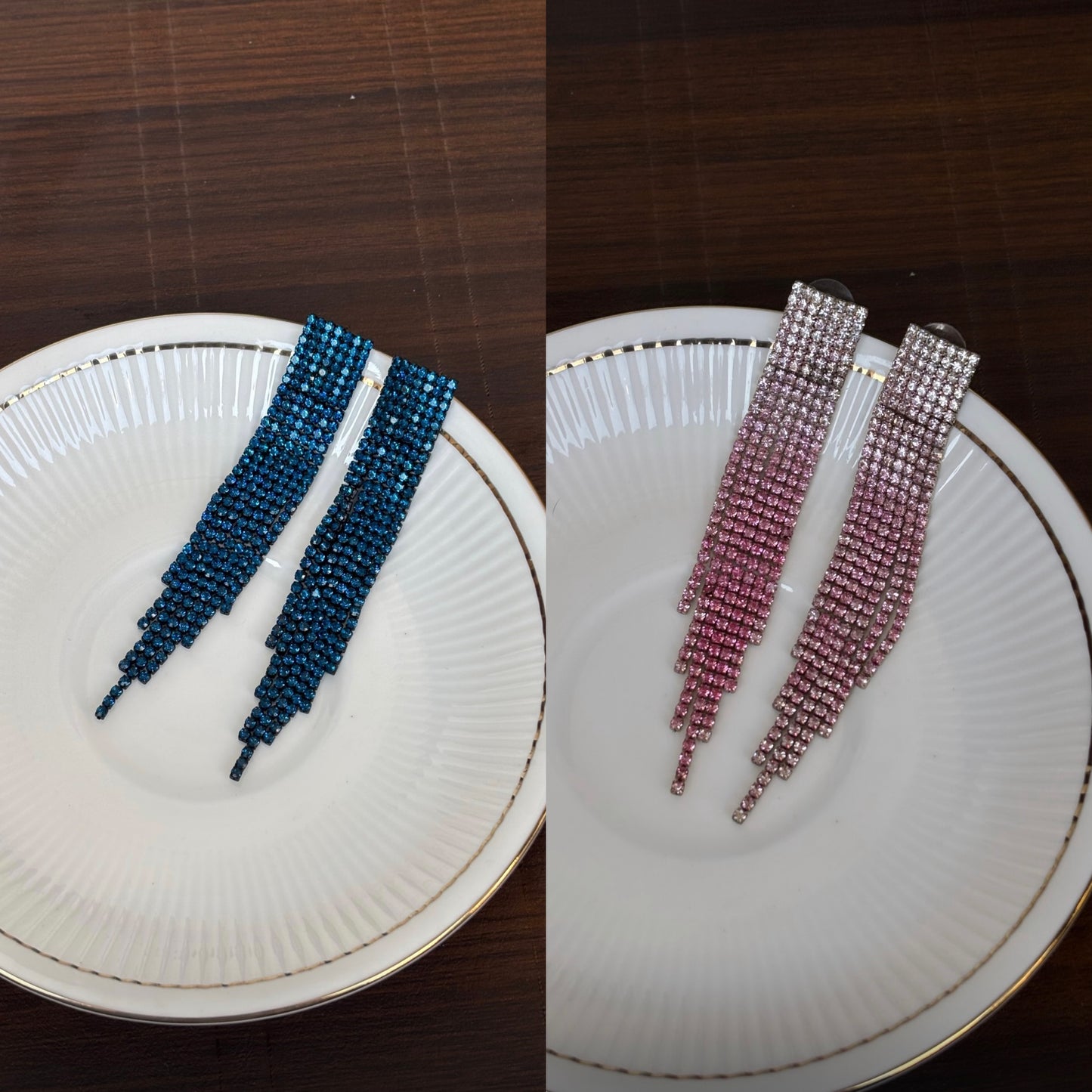 Rhinestone earrings