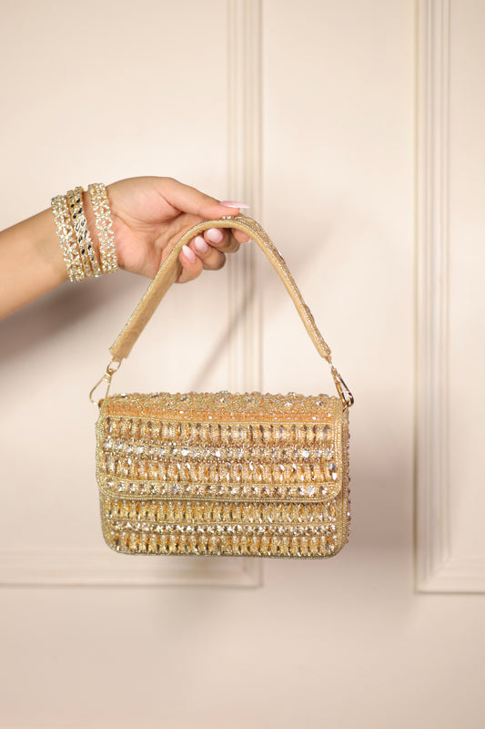 Shimmer Studded Bag