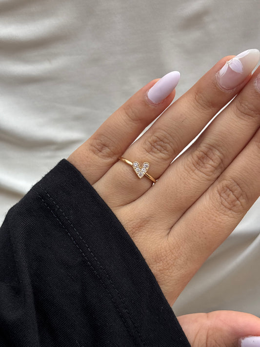 Tiny heart Ring