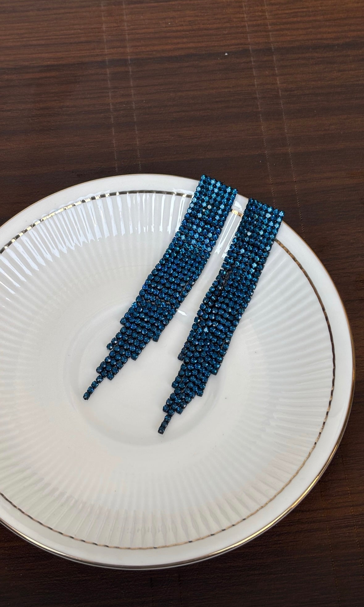 Rhinestone earrings