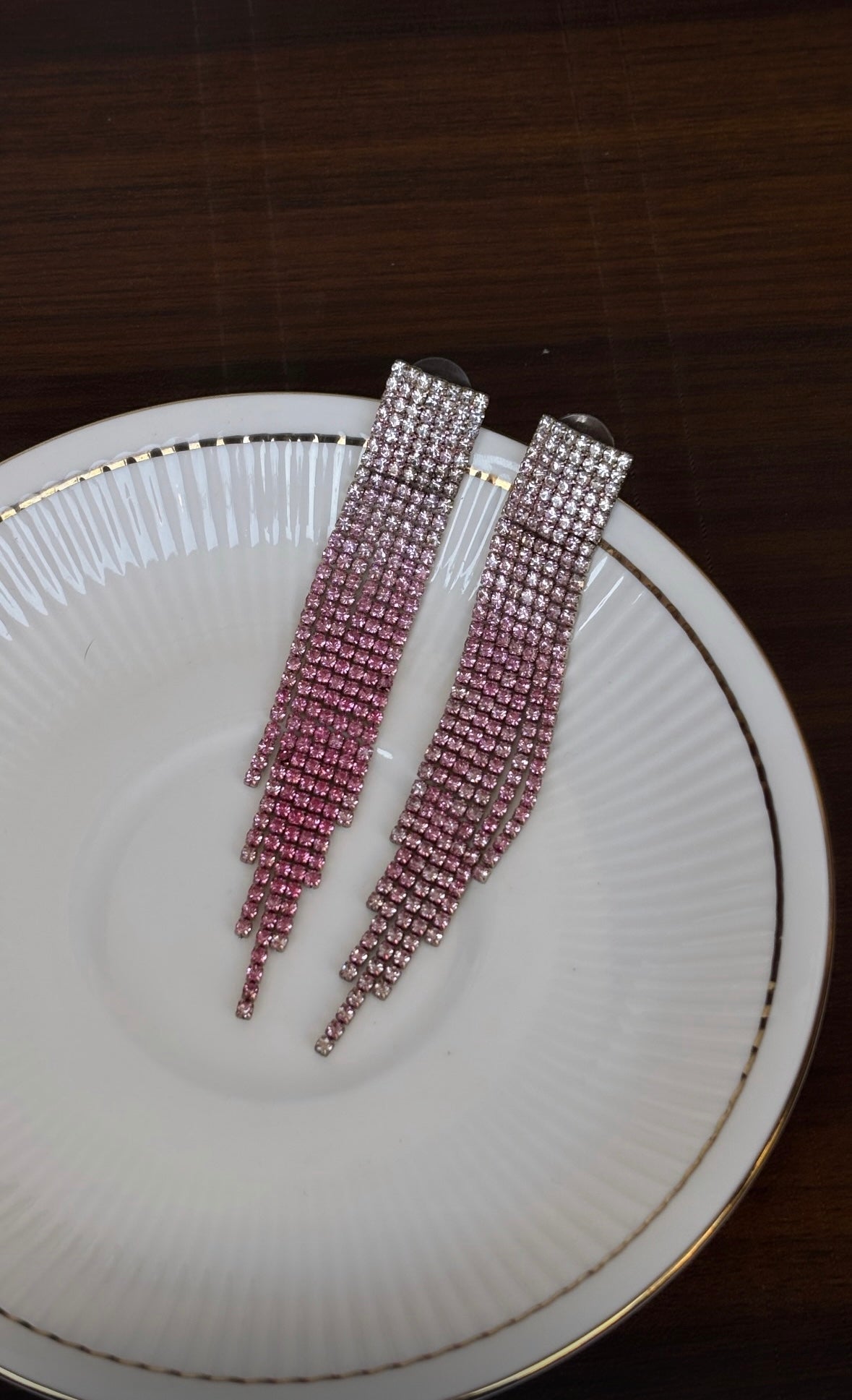 Rhinestone earrings