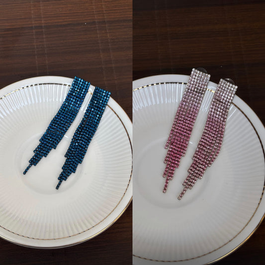 Rhinestone earrings