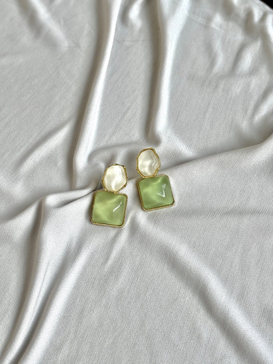 Green Glam earrings