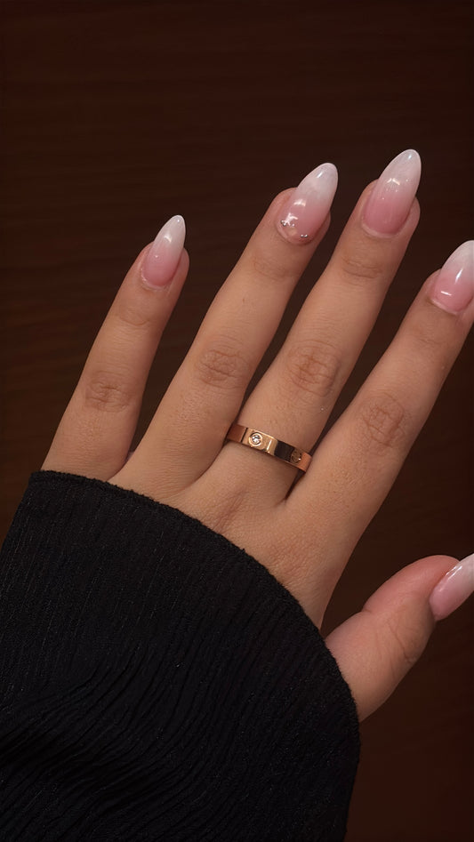 Cartier rose gold ring
